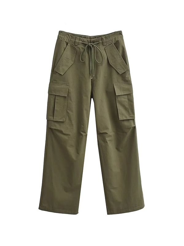 Hip Pop Multi Pocket Cargo Pants-2