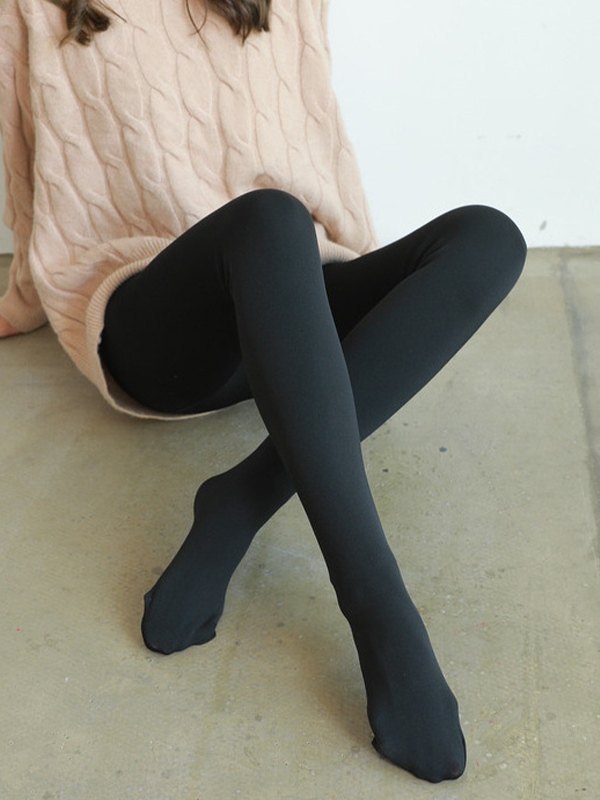 Winter Thick Warm Fleece Lining Tights-1