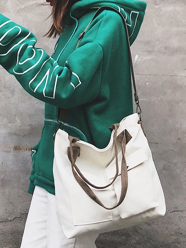 Convertible Canvas Tote Bag-1