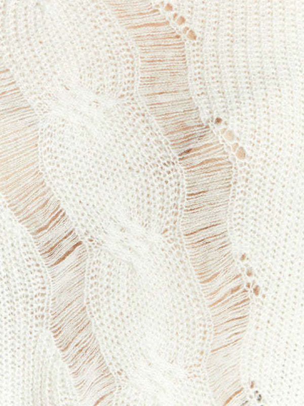 Cutout Baggy Knit Sweater-5